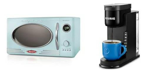 Microondas Retro + Cafetera Keurig K-express