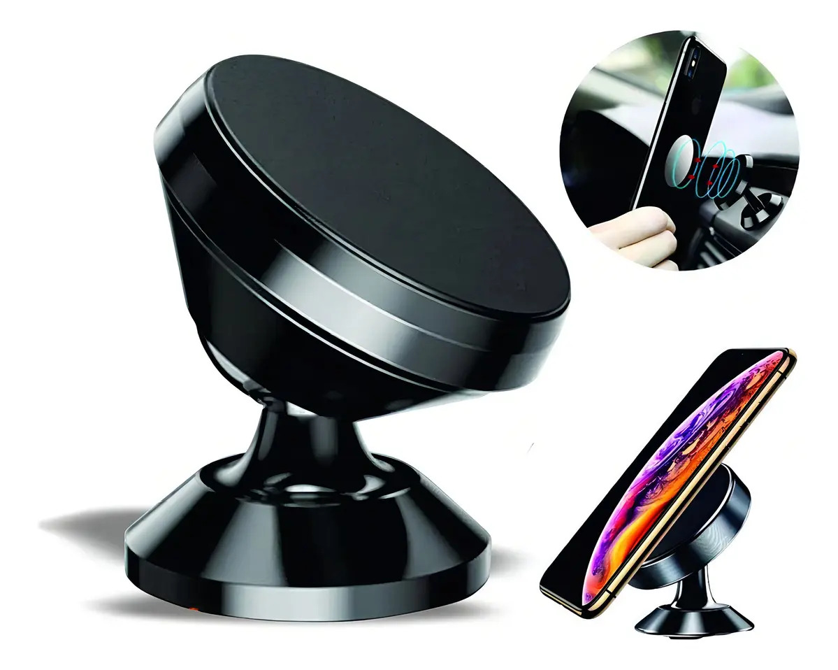 Suporte Celular Automotivo Magnético Redondo Universal