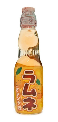 Refresco Japonés Ramune Sabor Naranja 200ml