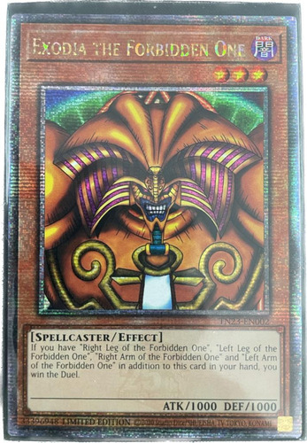 Exodia The Forbidden One 25th Aniversario Yugioh