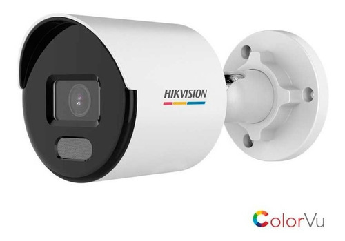 Imagen 1 de 1 de Camara Ip Hikvision 2cd1047g0-l / 4mp Colorvu 2.8 Ip67 H.265