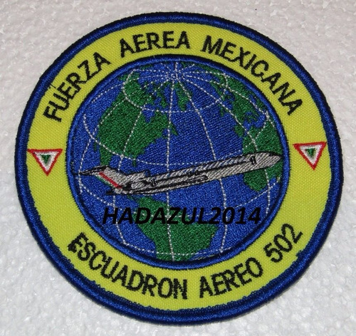 Fuerza Aerea Mexicana Escuadron 502 Parche/rodela