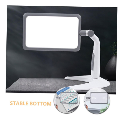 Lupa Con Luz Led Que Bloquea El Calor, Efecto Espejo, Para