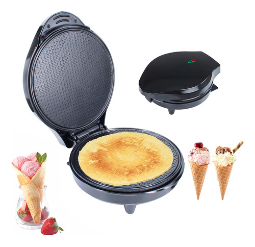 Máquina Para Hacer Gofres Con Doble Crema, Platos Limpios, C