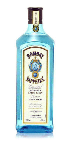 Gin Bombay Shappire London Dry Gin X750cc