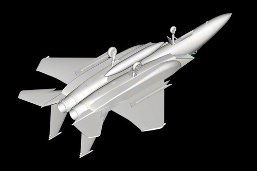 Imagem 4 de 5 de Plastimodelismo Kit Para Montar F-15 Eagle Hobbyboss 1/72