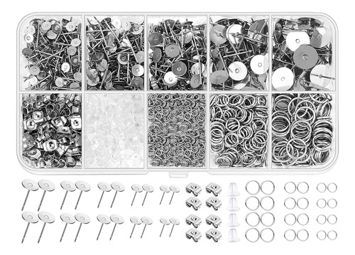 De Accesorios Para Hacer Aretes, Bisutería Con Caja De