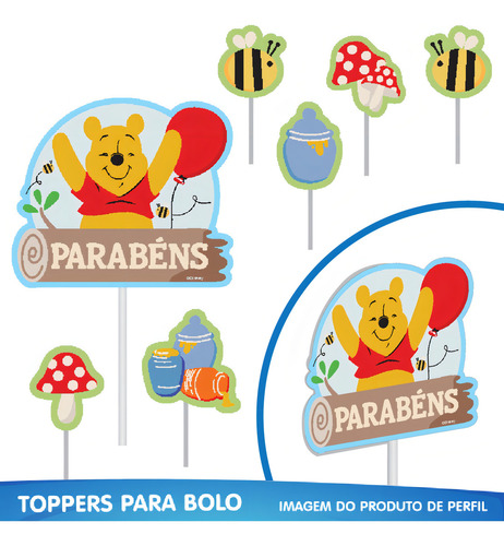 Kit Festa Fácil Ursinho Pooh Decoração De Aniversário