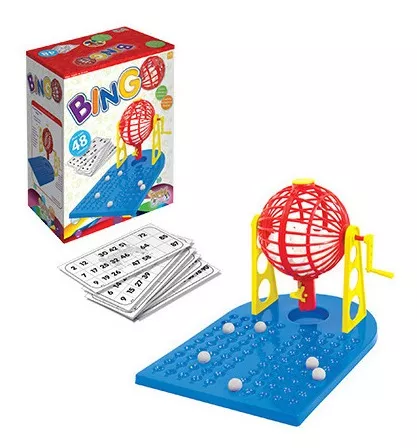 Bingo Infantil Jogo Brinquedo Globo 100 Cartelas 90 Bolinhas