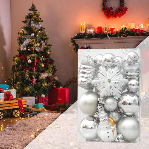 L Adornos De Bolas De Navidad Juego De 11,5 X 6 X 17,5 Cm