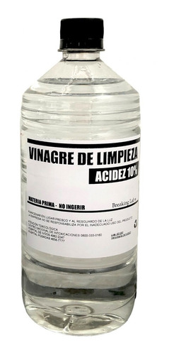 Vinagre De Limpieza X 1 Litro 10%  - Excelente Calidad