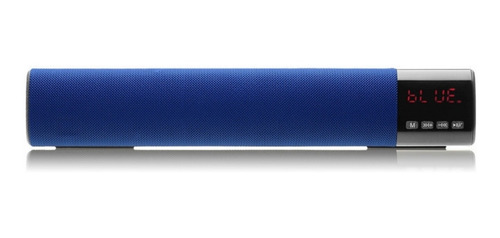 Caixa De Som Bluetooth Super Bass Usb, P2, Sd Card Azul