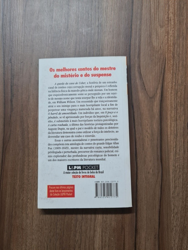 A Carta Roubada E Outras Histórias - Edgar Allan Poe (Usado)