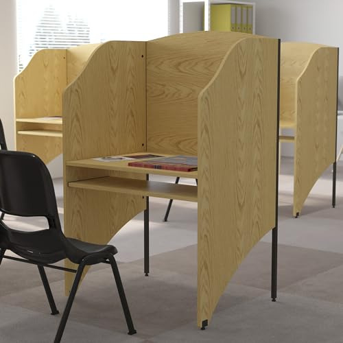 Mueble Flash Carril De Estudio Inicial En Acabado De Roble