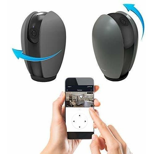 Camara Wifi Brookstone Inclinable Y Panoramica, Gris: Sist