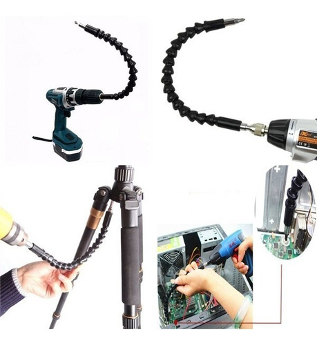 Imagen 7 de 10 de Flexible Extension Taladro Atornillador Puntas Prolongador