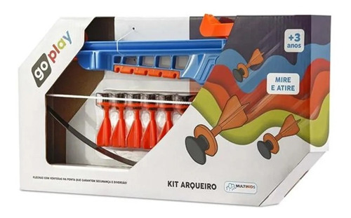 Kit Arqueiro Infantil Go Play Multikids - Br953