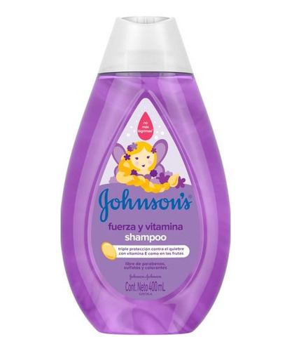 Shampoo Para Bebe Fuerza Y Vitamina 400ml Johnson's Baby