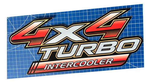 Emblema Adhesivo Pick Up Toyota Hilux 4x4 Turbo Intercooler