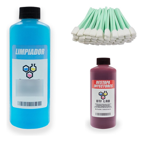 Kit De Limpieza / Mantenimiento Impresoras Y Plotter Dtf Tinta Cmykw