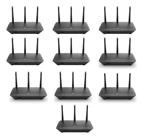 Kit 10 Router Linksys Max-stream Mod.7430/doblebanda/gigabit