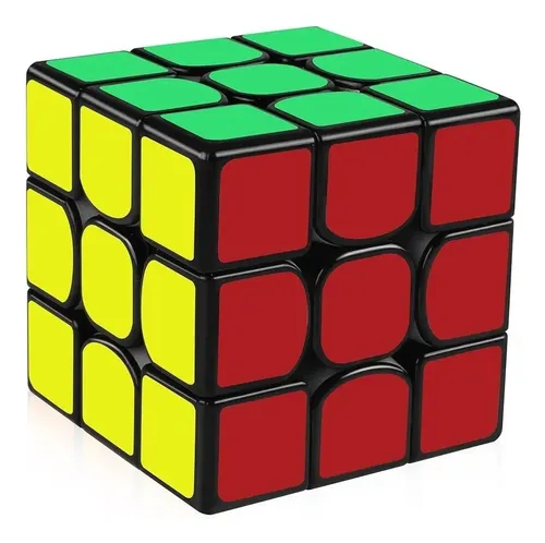 Cubo Mágico 3x3x3 Qiyi Valk 3 Power M Magnético Estrutura Preta