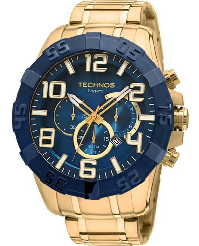 Relógio Technos Masculino Classic Legacy Dourado Os20iq/4a
