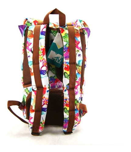 Imagem 3 de 4 de Mochila Com Tampa Mtv Beach Ref 48764 Dmw