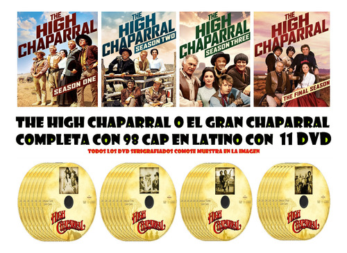 El Gran Chaparral En Latino Completa 98 Cap Para Dvd