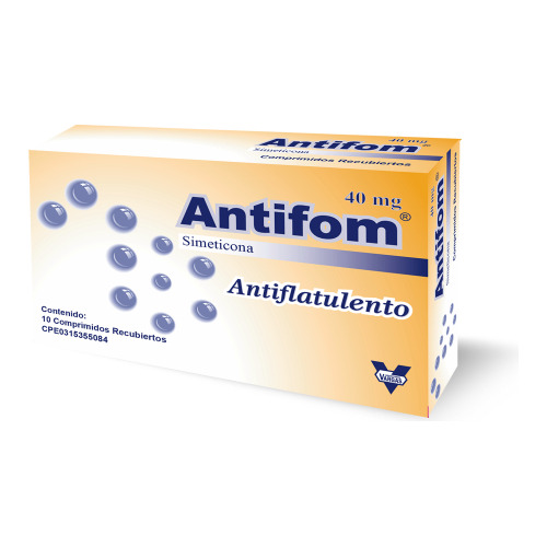 Antifom 40mg 10comprimidos