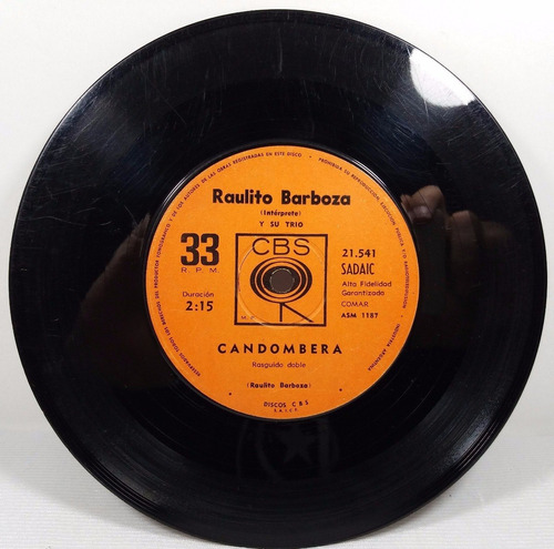 Raulito Barboza - Candombera Lp - Simple 