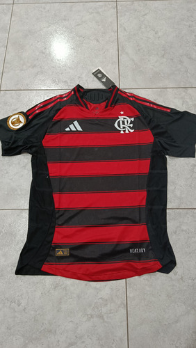 Camiseta Flamengo Titular 2025/26 Parche Brasileirao