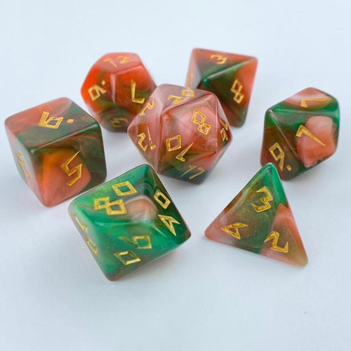 7 Uds Dados De Juego Para Juego De Mesa De Juego De Rol