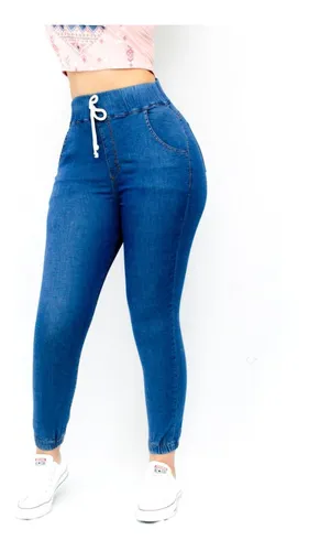 Jogger jeans feminina 2025