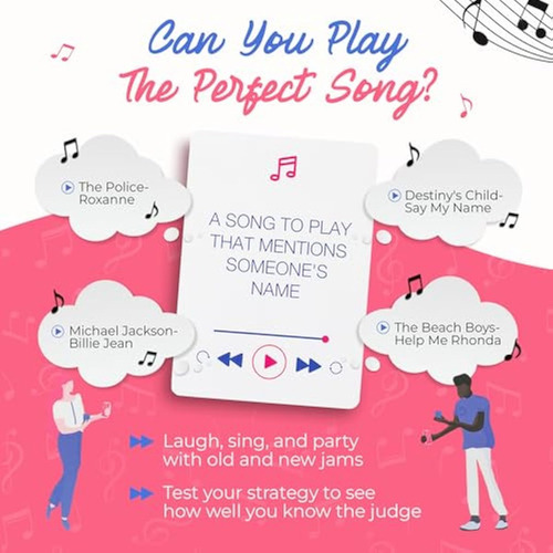 Game That Song - Divertido Juego De Cartas Musicales Para Ad