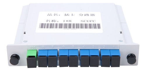 Splitter Divisor De Fibra Optica 1x8 Ftth (1) Apc X (8) Upc