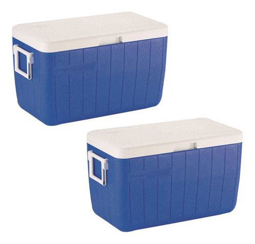 Caixa Térmica Coleman 45,4l Cooler Praia Piscina 2 Unidades