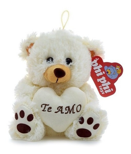 Peluche Osito Con Corazon 20cm - Phi Phi Toys