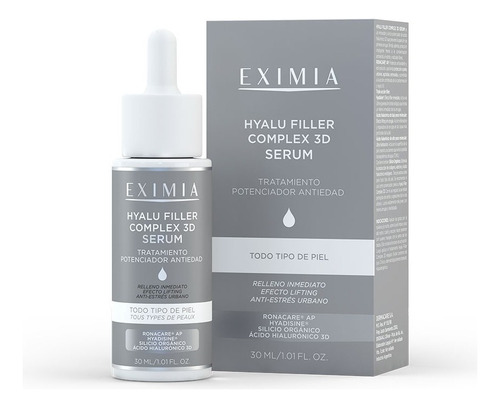 Eximia Hyalu Filler Complex 3 D Serum X 30 Ml Momento de aplicación Día/Noche Tipo de piel Todo tipo de piel