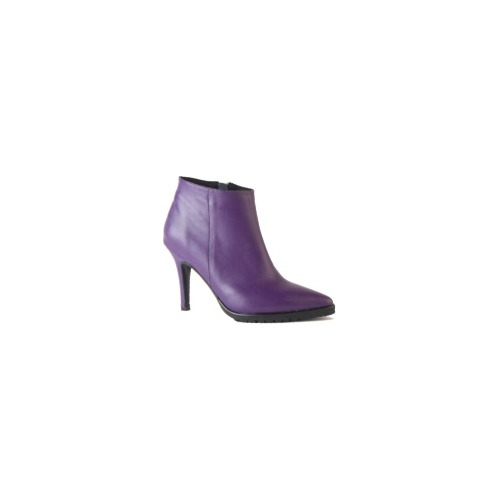 Imagen 2 de 9 de Botas Botinetas De Mujer De Cuero Serpentina - Ferraro -