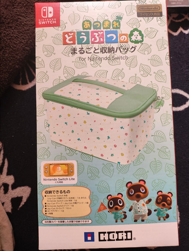 Maleta Para Nintendo Switch Animal Crossing Blanco