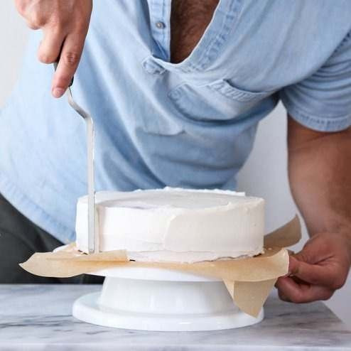 Kootek Placa Giratoria Para Torta De 11 Pulgadas Con 2 Espa