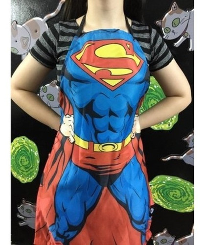 Delantal Superman Comic (dc) - Licencia Oficial
