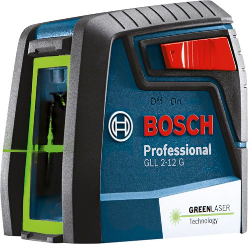 Nivel Láser Líneas Verde Bosch Gll 2-12g Pilas Bolso Soporte