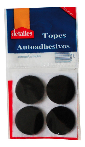 Topes Autoadhesivos Redondos Set X 4 