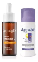 Comprar Kit Dermaglós Serum Acido Hialuronico Vitamina C Niacinamida