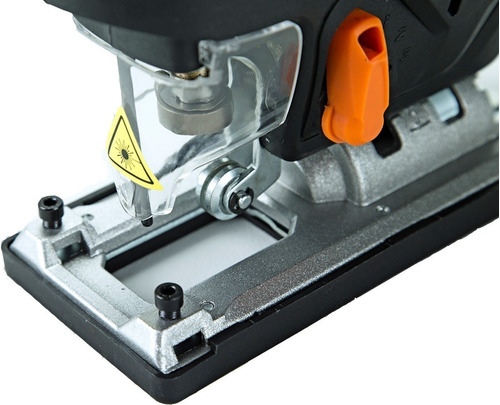 Imagen 3 de 10 de Sierra Caladora Daewoo Laser 800w Vel Variable Pendular Guia