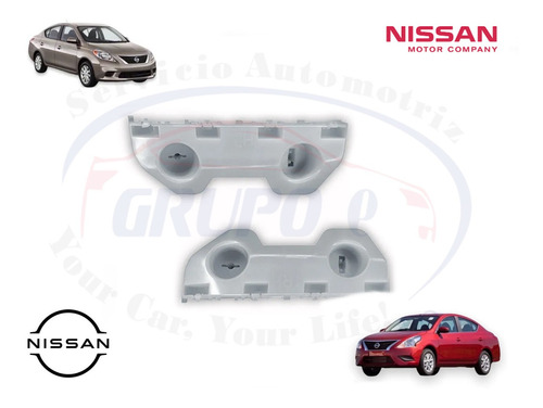 Guias Facia Delantera Versa 2 Piezas 2012 Al 2019 Nissan