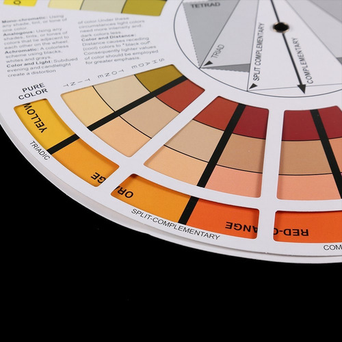 Pro Mix Guide Ronda Tatuaje De Uñas Pigmento De Color Rueda