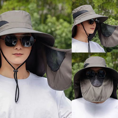 Sombrero Para El Sol Gorracon Proteccion Cuello Y Cara